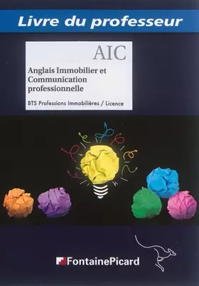 Couverture du produit · Anglais immobilier et communication professionnelle: Livre du professeur
