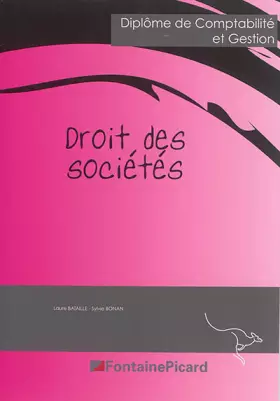 Couverture du produit · Droit des sociétés DCG UE2