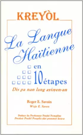 Couverture du produit · LA Langue Haitienne En Dix Etapes (French Edition)