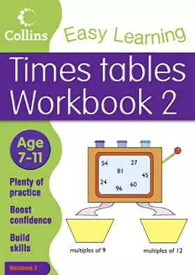 Couverture du produit · Times Tables Workbook 2 (Collins Easy Learning Age 7-11)
