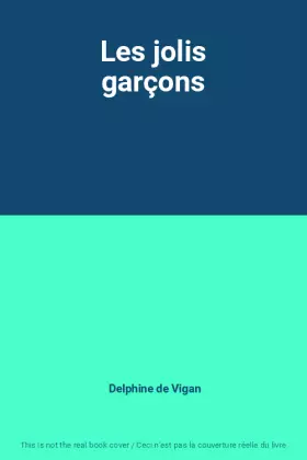 Couverture du produit · Les jolis garçons