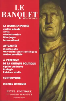 Couverture du produit · Le Banquet, numéro 14. La justice en procès