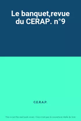 Couverture du produit · Le banquet,revue du CERAP. n°9