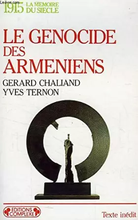 Couverture du produit · Le génocide des Arméniens