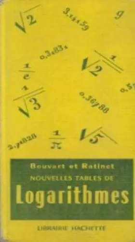 Couverture du produit · NOUVELLES TABLES DE LOGARITHMES A CINQ DECIMALES. Table numérique, tables trigonométriques, division centésimale, division sexa