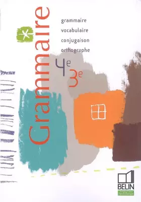 Couverture du produit · Grammaire 4e-3e