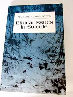Couverture du produit · Ethical Issues in Suicide (1st Edition)