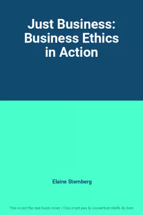 Couverture du produit · Just Business: Business Ethics in Action