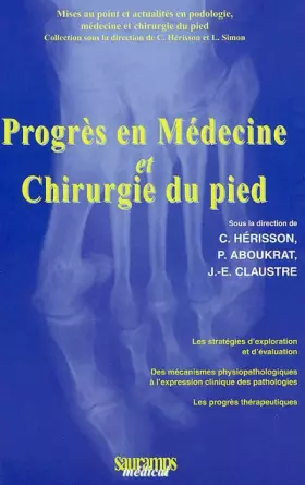 Couverture du produit · PROGRES EN MEDECINE ET CHIRURGIE DU PIED