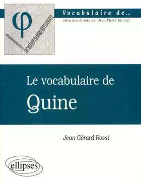 Couverture du produit · Le vocabulaire de Quine