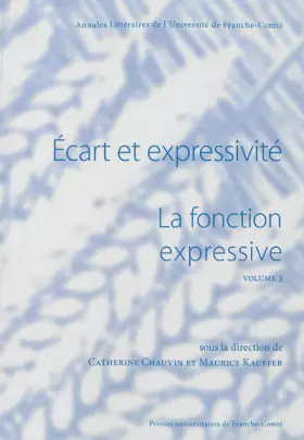 Couverture du produit · Ecart et Expressivite. la Fonction Expressive - Vol. 3