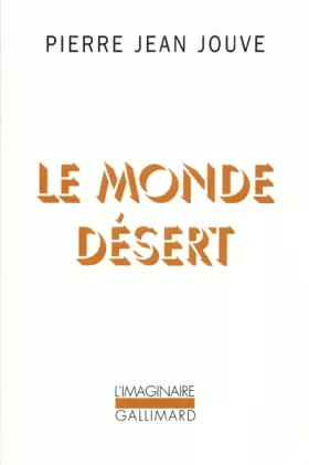 Couverture du produit · Le Monde désert