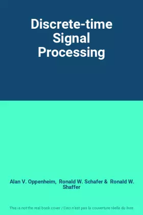 Couverture du produit · Discrete-time Signal Processing