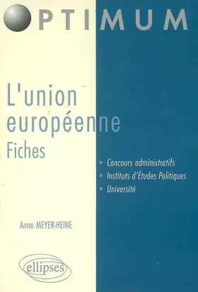 Couverture du produit · L'Union européenne : Fiches