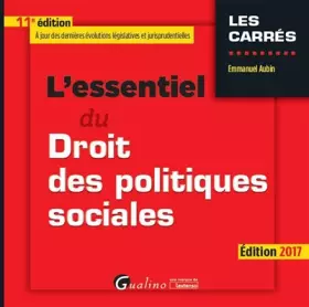Couverture du produit · L'essentiel du droit des politiques sociales