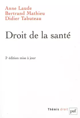 Couverture du produit · Droit de la santé