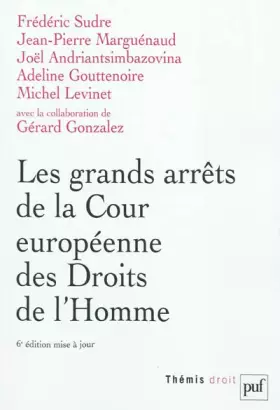 Couverture du produit · Les grands arrêts de la Cour européenne des Droits de l'Homme