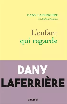 Couverture du produit · L'enfant qui regarde