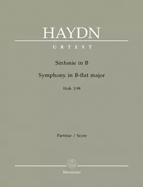Couverture du produit · Sinfonie B-Dur Nr.98 Hob.I:98 :
