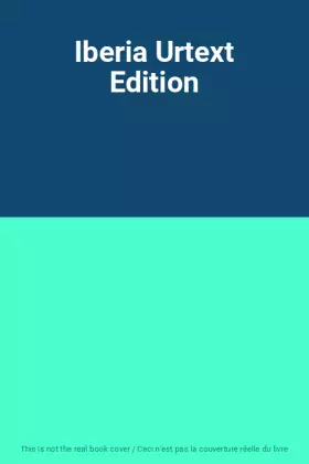 Couverture du produit · Iberia Urtext Edition