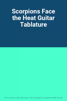 Couverture du produit · Scorpions Face the Heat Guitar Tablature