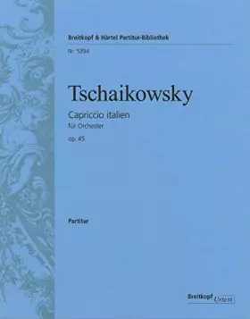 Couverture du produit · Tchaikovsky: Capriccio italien, Op. 45 (Full Score)