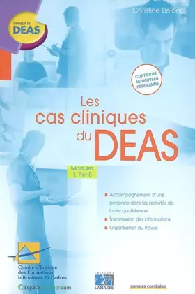 Couverture du produit · Les cas cliniques du DEAS: Modules 1, 7 et 8