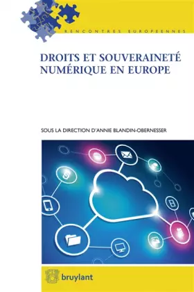 Couverture du produit · Droits et souveraineté numérique en Europe