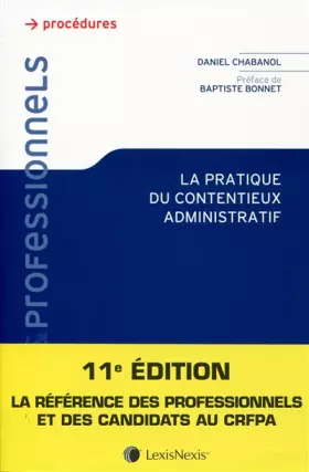 Couverture du produit · La pratique du contentieux administratif