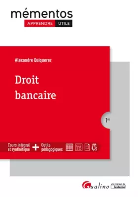 Couverture du produit · Droit bancaire: Intègre les dispositions de la loi PACTE