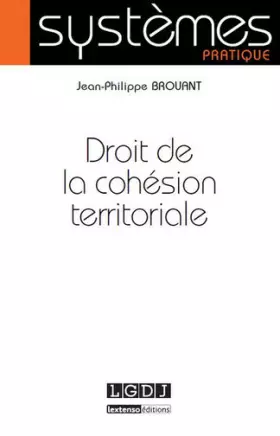 Couverture du produit · Droit de la cohésion territoriale