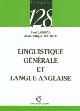 Couverture du produit · Linguistique générale et langue anglaise