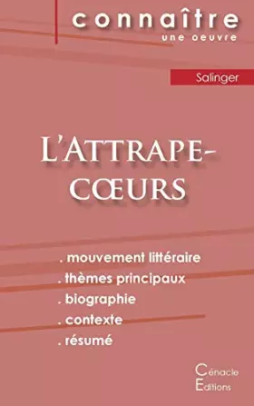 Couverture du produit · Fiche de lecture L'Attrape-coeurs de Salinger (analyse littéraire de référence et résumé complet)