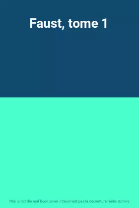 Couverture du produit · Faust, tome 1