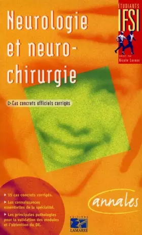 Couverture du produit · Neurologie, neurochirurgie
