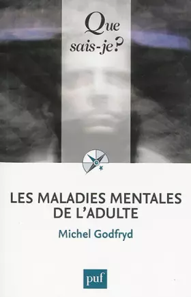 Couverture du produit · Les maladies mentales de l'adulte