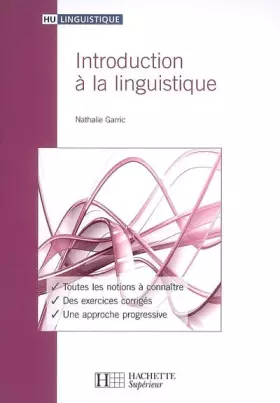 Couverture du produit · Introduction à la linguistique