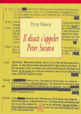 Couverture du produit · Il disait s'appeler Peter Surava