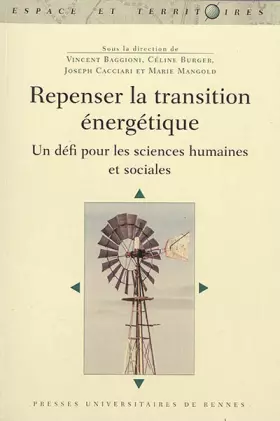 Couverture du produit · Repenser la transition énergétique: Un défi pour les sciences humaines et sociales