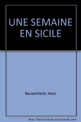 Couverture du produit · UNE SEMAINE EN SICILE