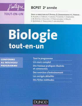 Couverture du produit · Biologie tout-en-un BCPST 2e année - 3e éd. - nouveau programme 2014: nouveau programme 2014