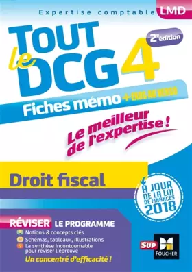 Couverture du produit · Tout le DCG 4 - Droit fiscal - Entrainement et révision - 2ème édition
