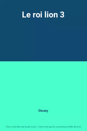 Couverture du produit · Le roi lion 3
