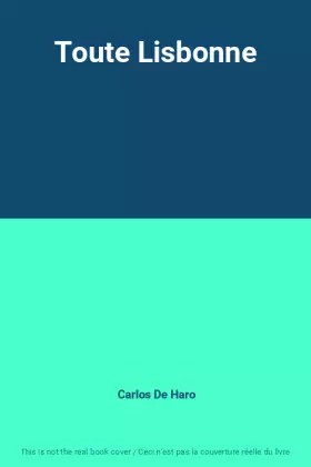 Couverture du produit · Toute Lisbonne