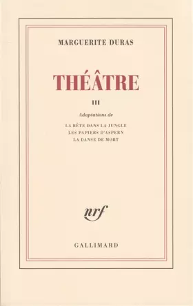 Couverture du produit · Théâtre, tome 3