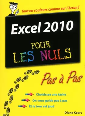 Couverture du produit · Excel 2010 Pas à pas Pour les nuls