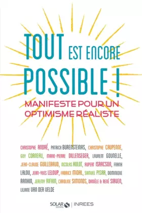 Couverture du produit · Tout est encore possible !: Manifeste pour un optimisme réaliste