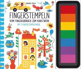 Couverture du produit · Fingerstempeln: Vom Fingerabdruck zum Kunstwerk: mit 7 Fingerstempelfarben