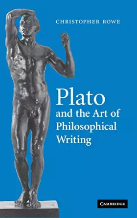 Couverture du produit · Plato and the Art of Philosophical Writing