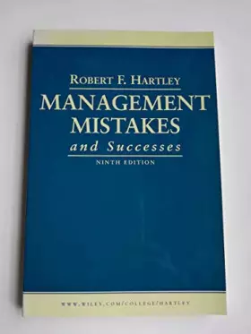 Couverture du produit · Management Mistakes and Successes